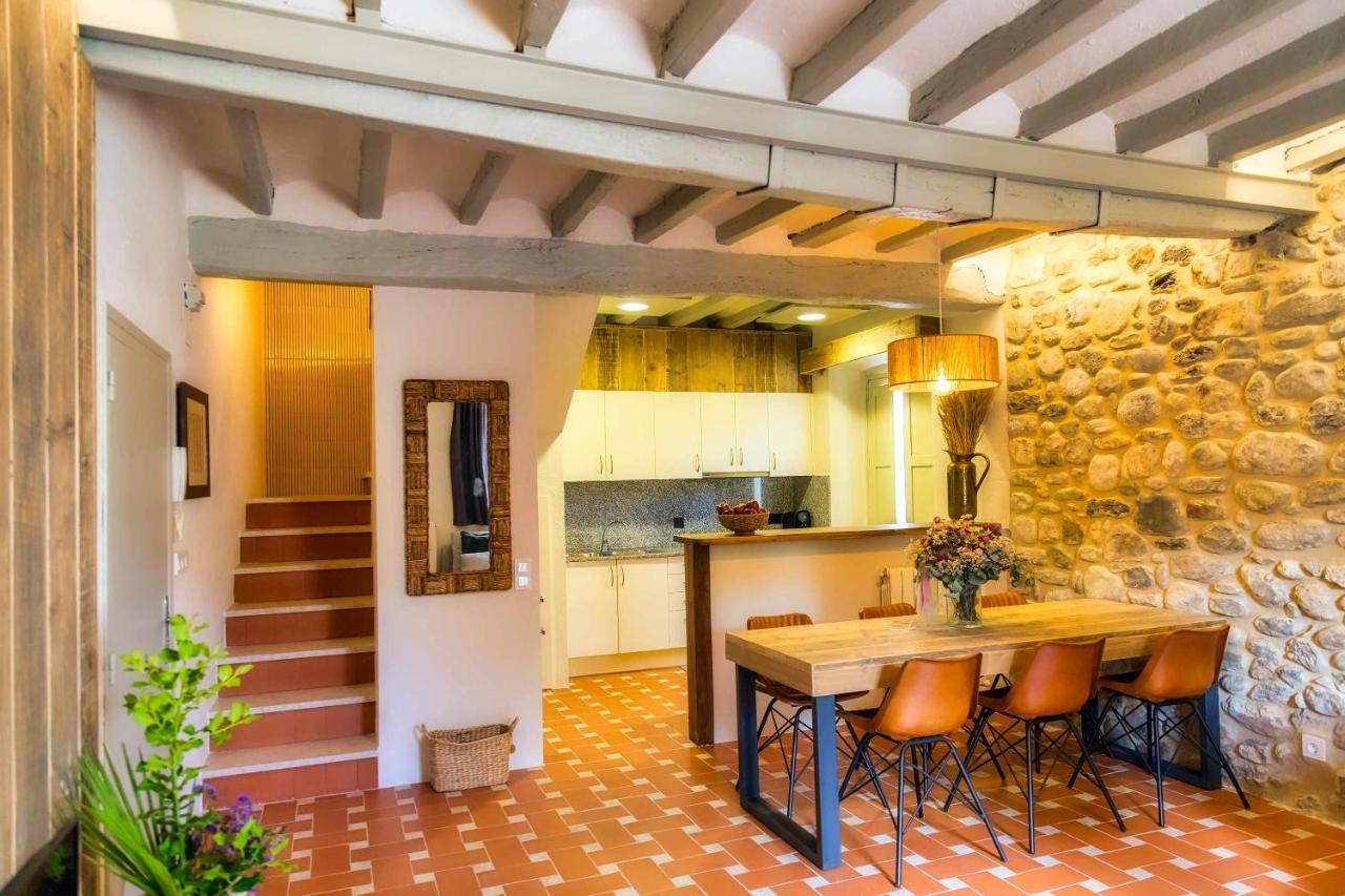 El Molino de Besalú Casa con jardín Vila Exterior foto