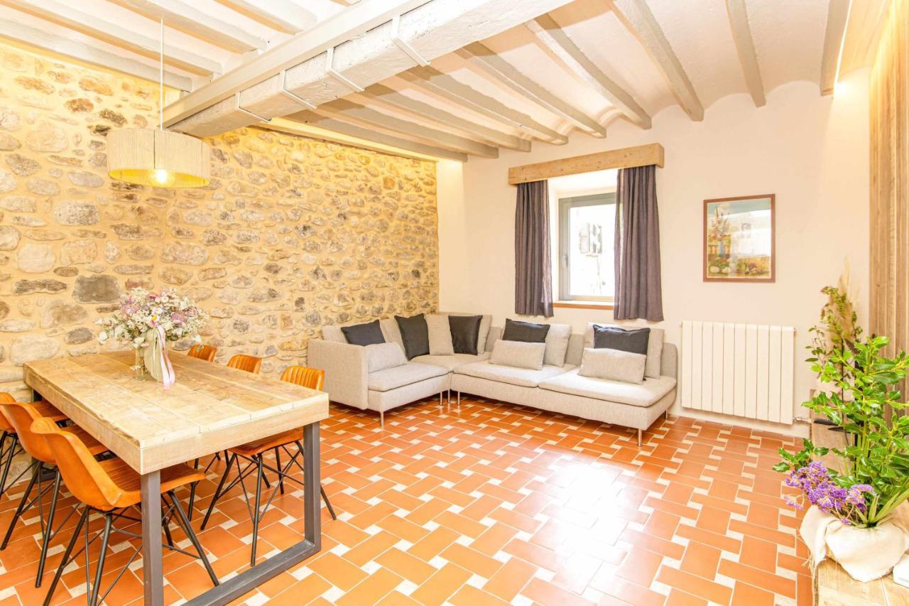 El Molino de Besalú Casa con jardín Vila Exterior foto