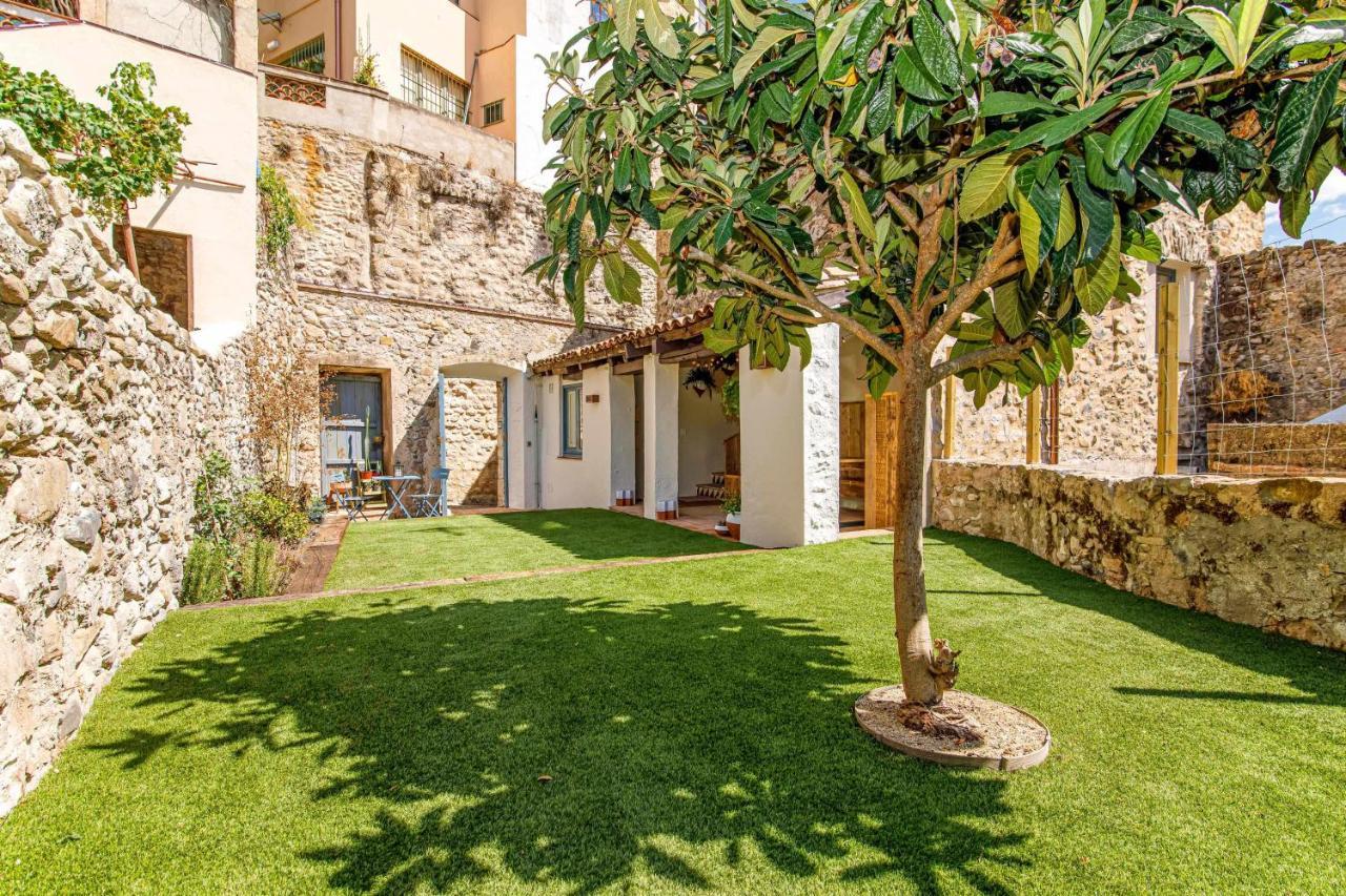 El Molino de Besalú Casa con jardín Vila Exterior foto